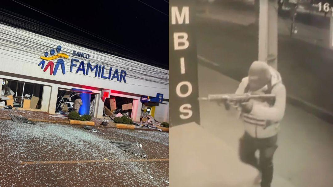 Mega-assalto no Paraguai: quadrilha usa explosivos, cerca policiais e invade bancos